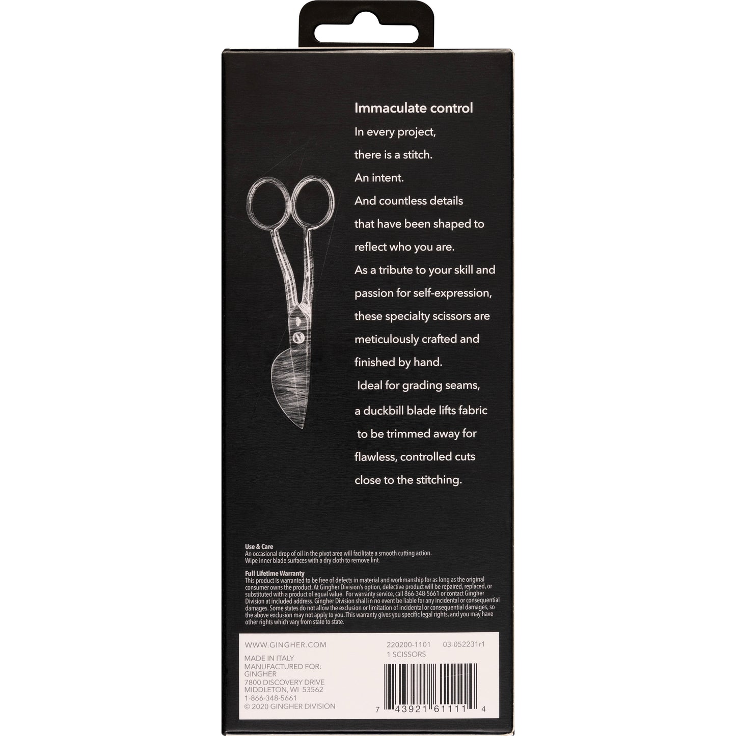 6" Knife Edge Applique Scissor
