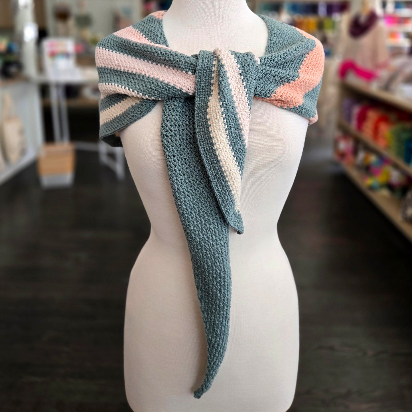 Shawl on the Shore (crochet)