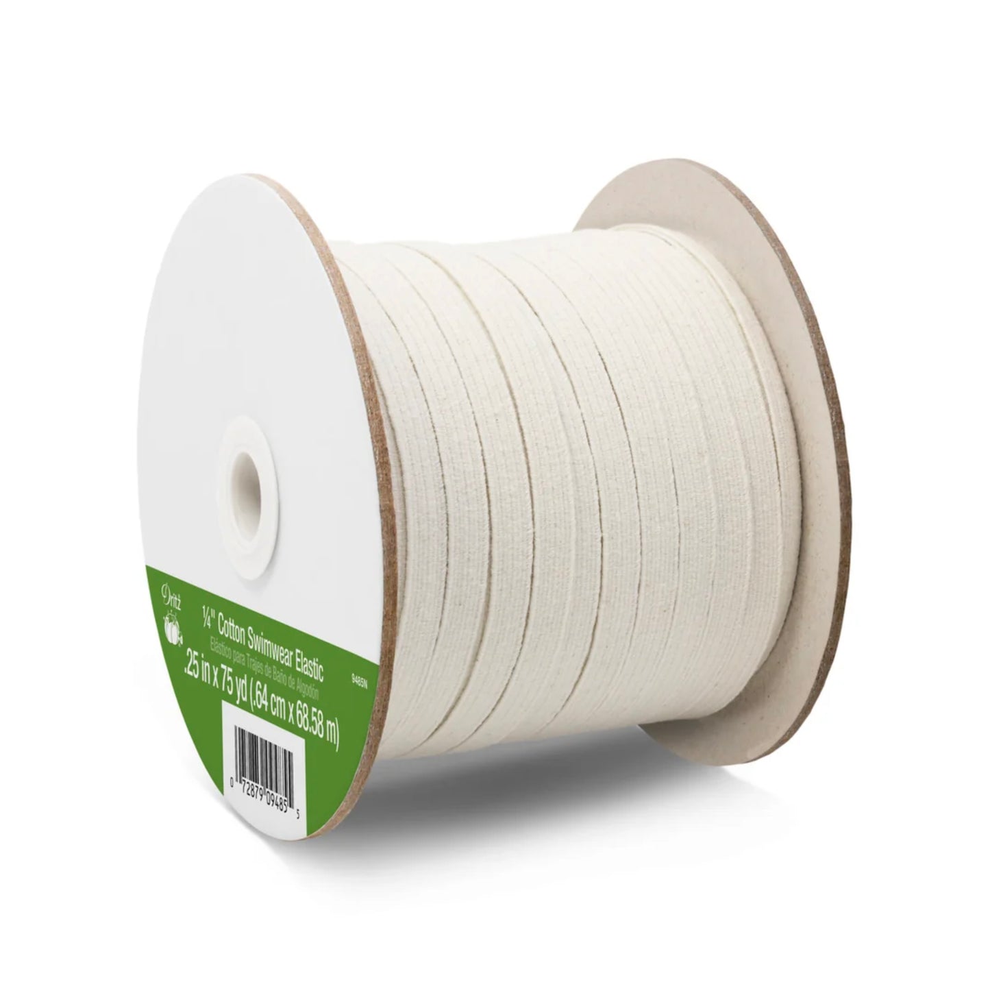 .25" Swimwear Elastic Per Yard, Natural