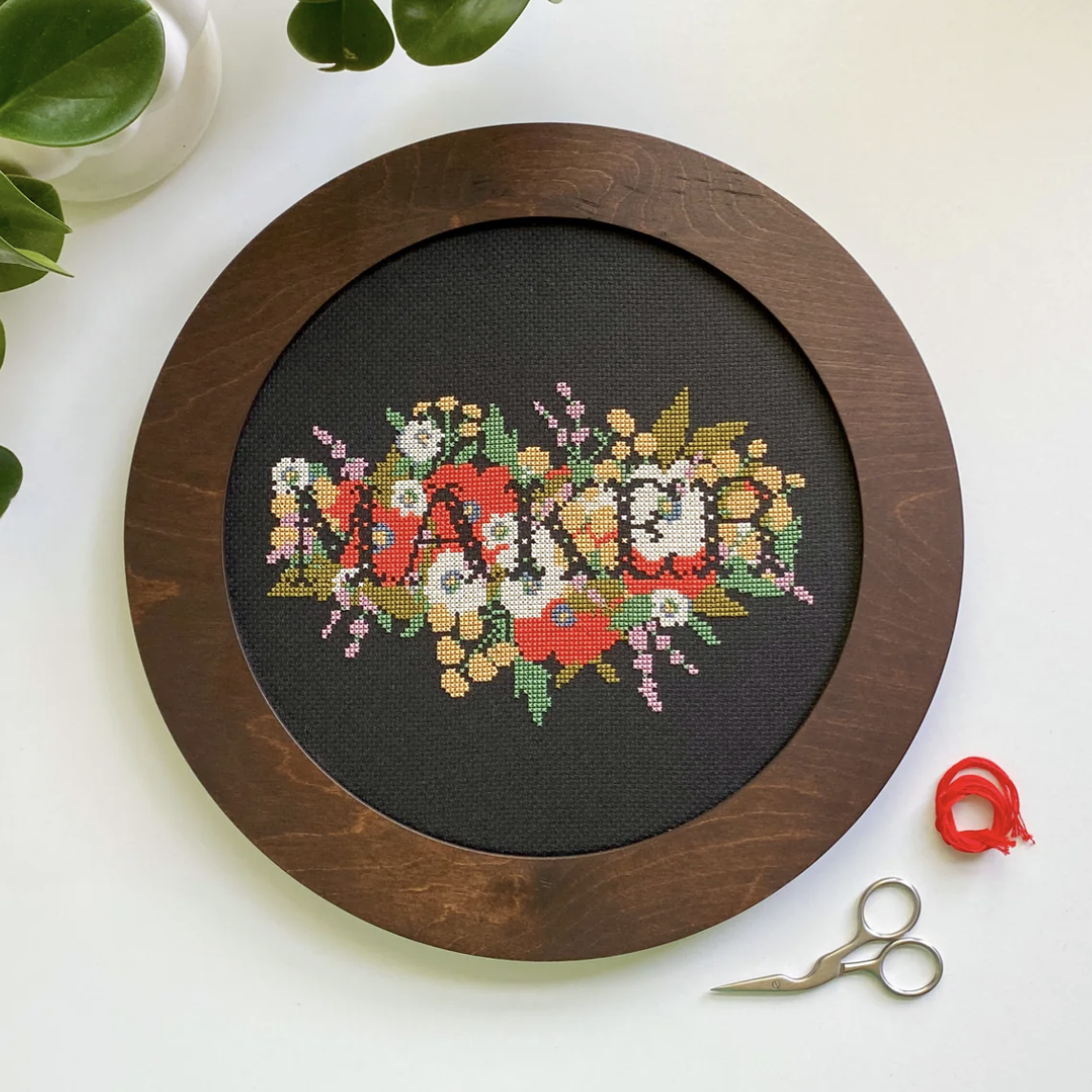 Modern Embroidery Circle Hoop Frame for 5" Hoops