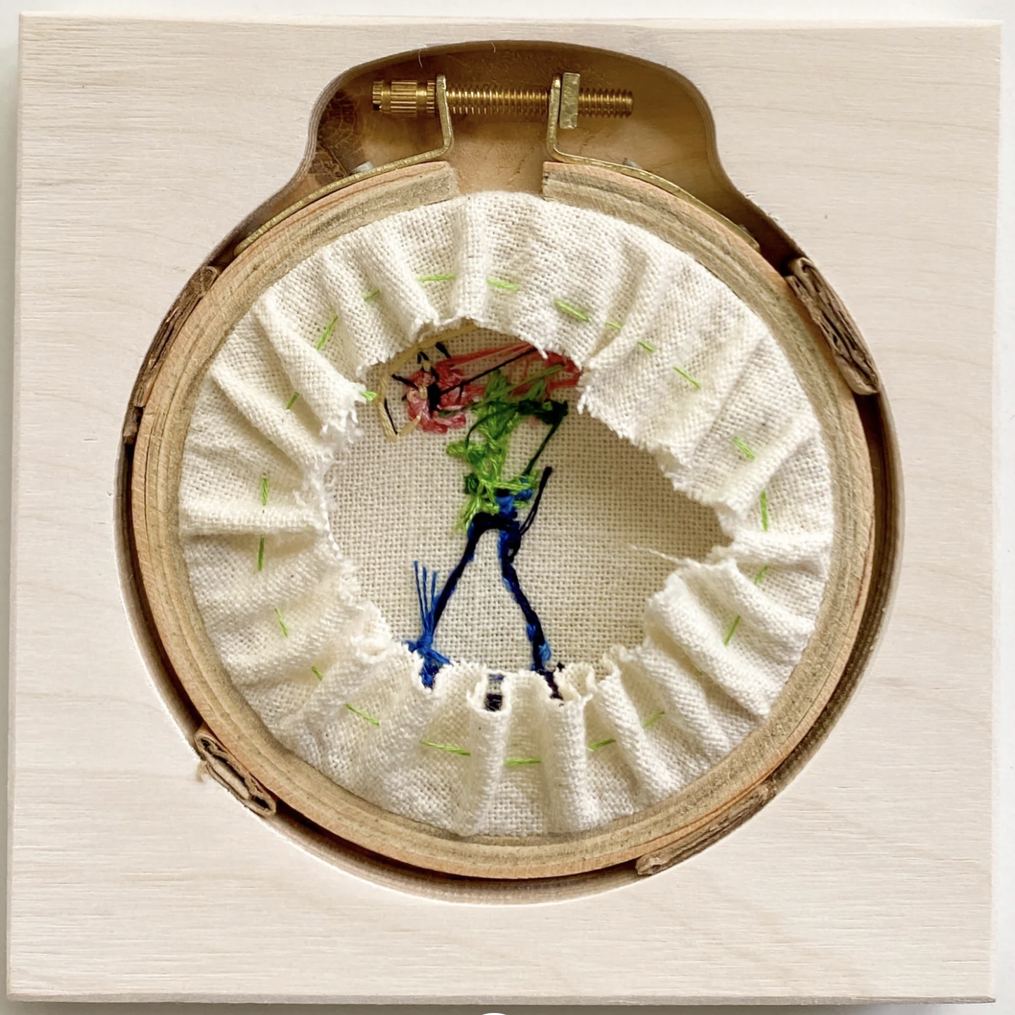 Modern Embroidery Hoop Square Frame for 6" Hoops