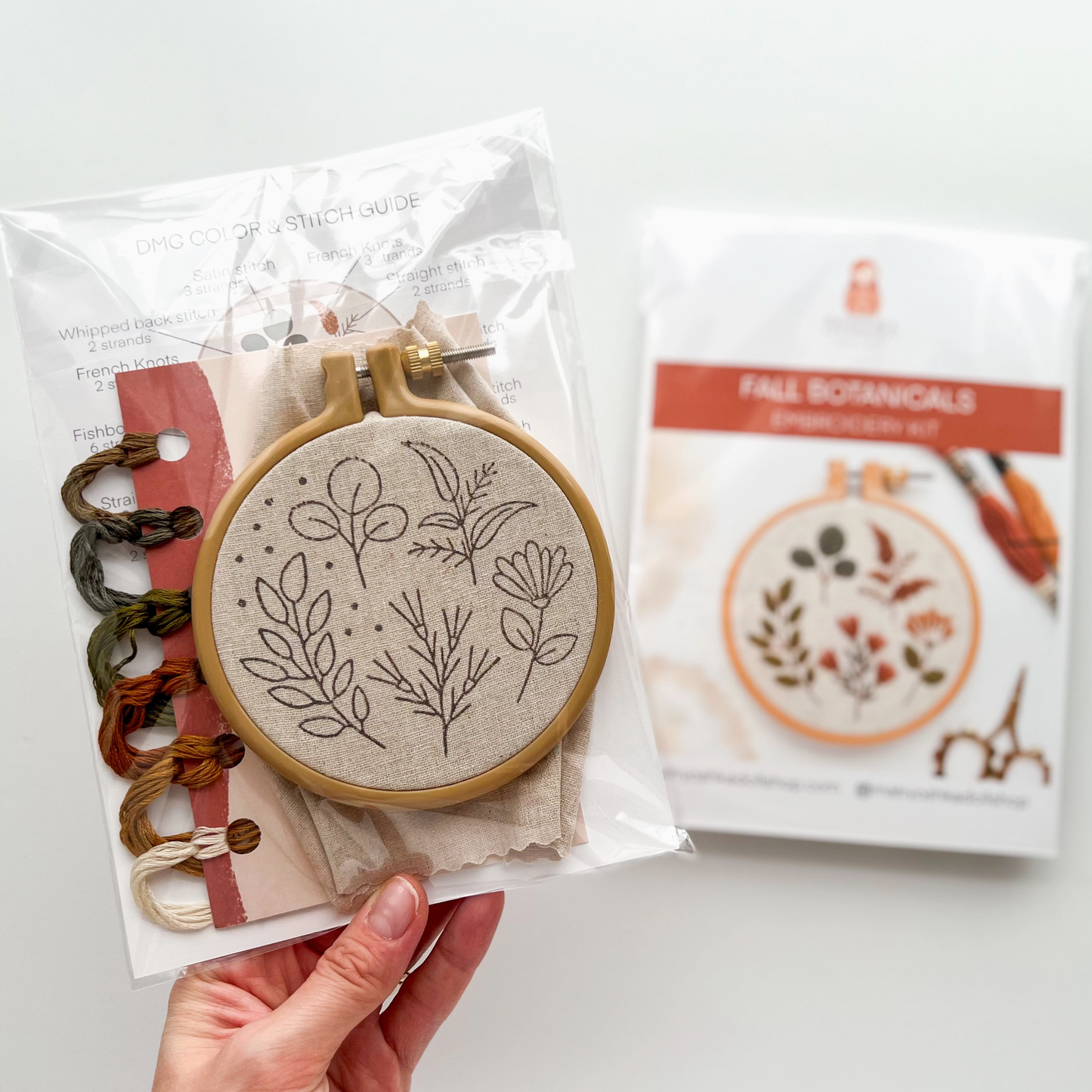 Embroidery Kit Botanical Fall