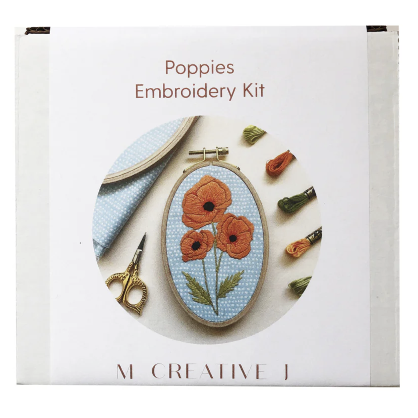 Embroidery Kit Poppies