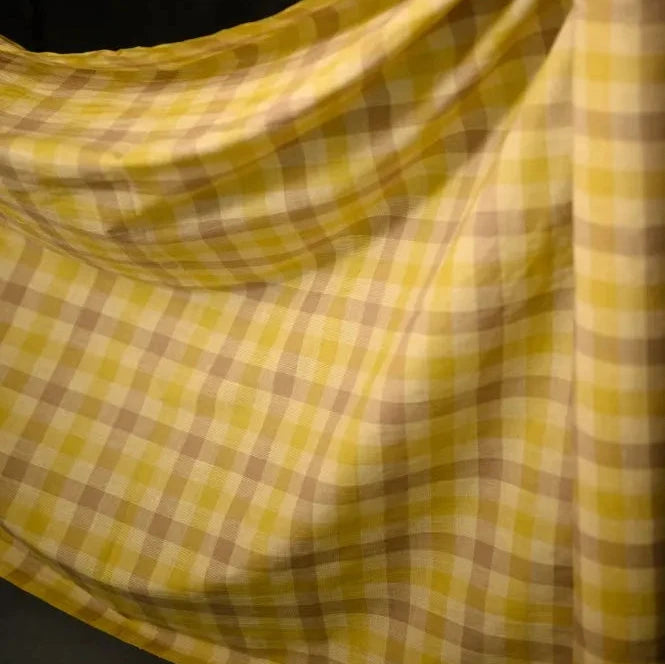 Caramel Block Indian Cotton