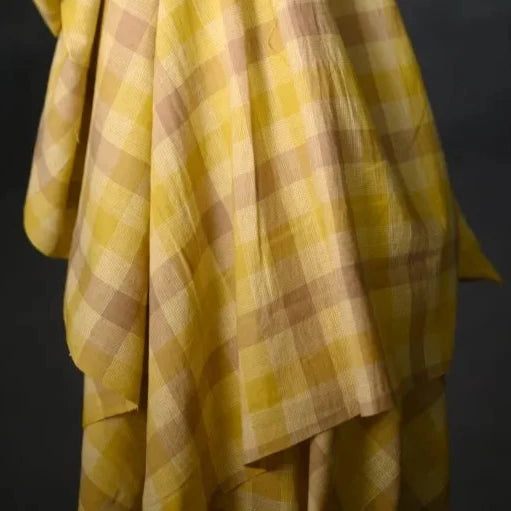 Caramel Block Indian Cotton