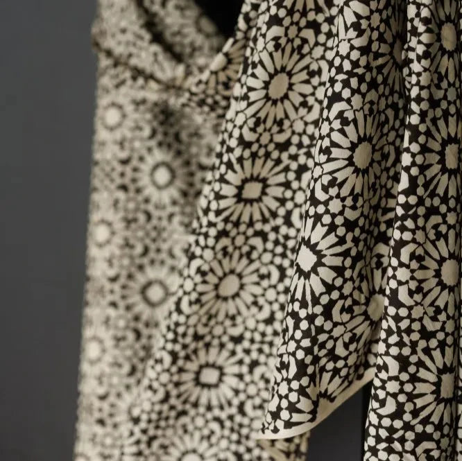 Papercut Black Indian Cotton
