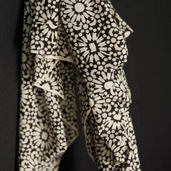Papercut Black Indian Cotton