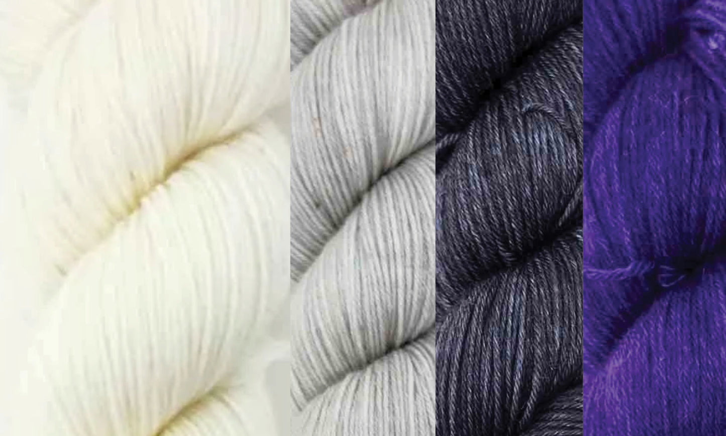 Juicy Fruit or Simplicity Shawl Kit