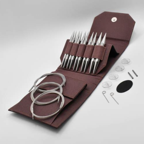 5 Inch Flight Bulky Stainless Steel Interchangeable Needle Set