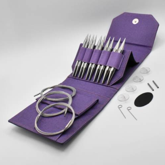 5 Inch Flight Bulky Stainless Steel Interchangeable Needle Set