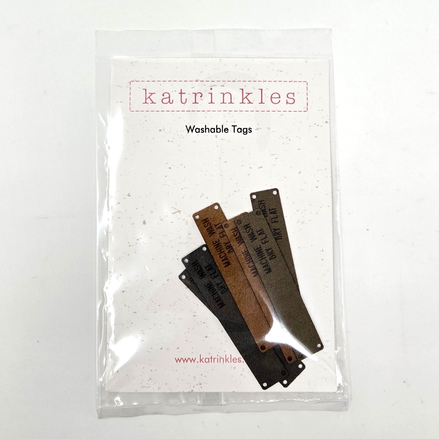 Faux Suede Sew-On Tag