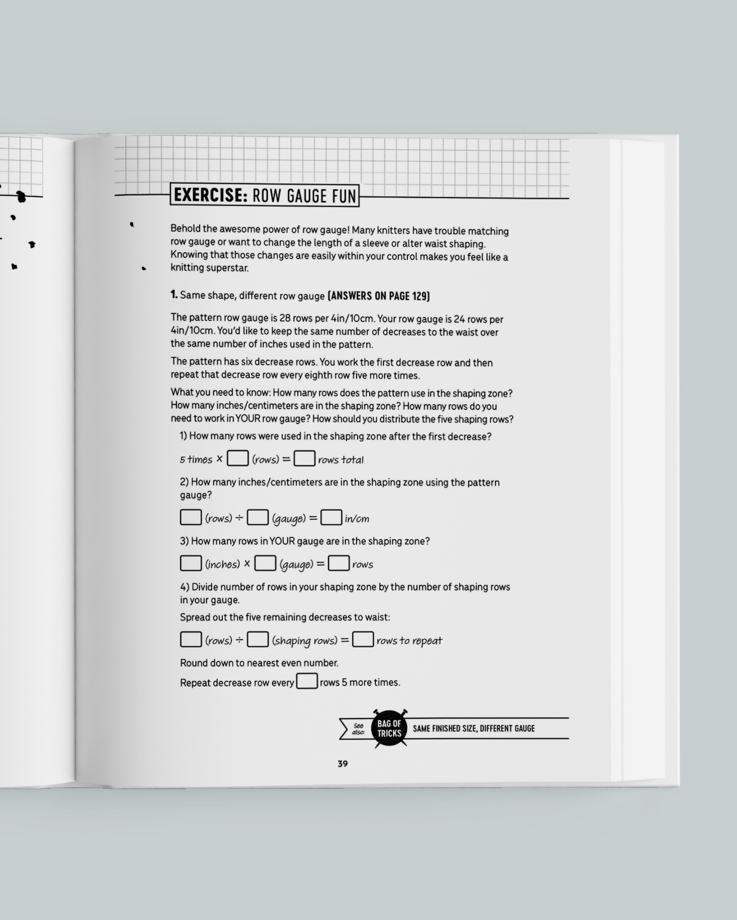Knitting Bag Of Tricks The Official Workbook SIGNED
