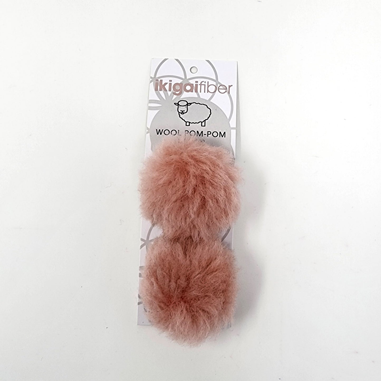 Wool Pom Pom 6 cm Set of 2