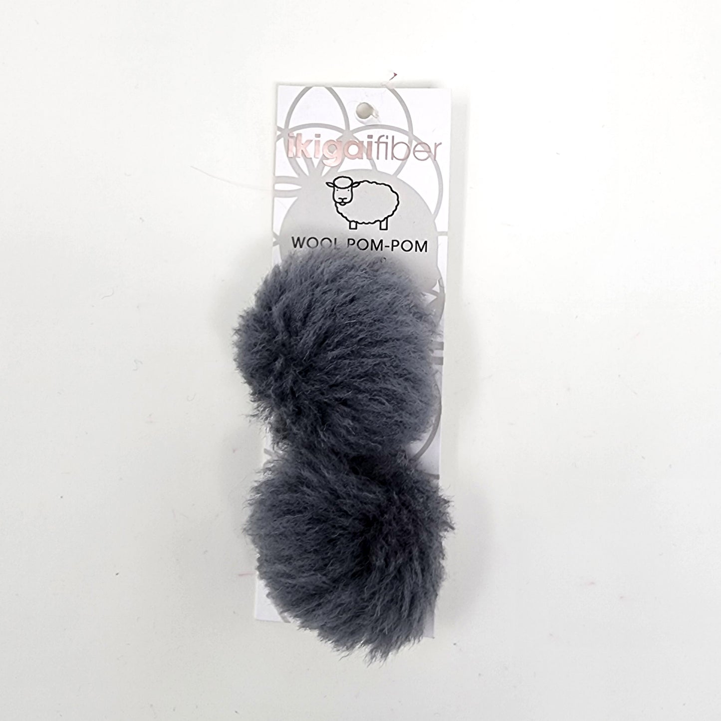 Wool Pom Pom 6 cm Set of 2