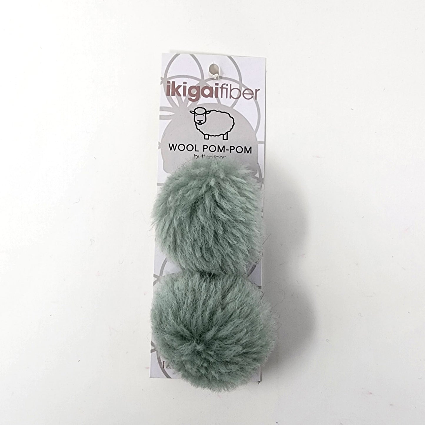 Wool Pom Pom 6 cm Set of 2