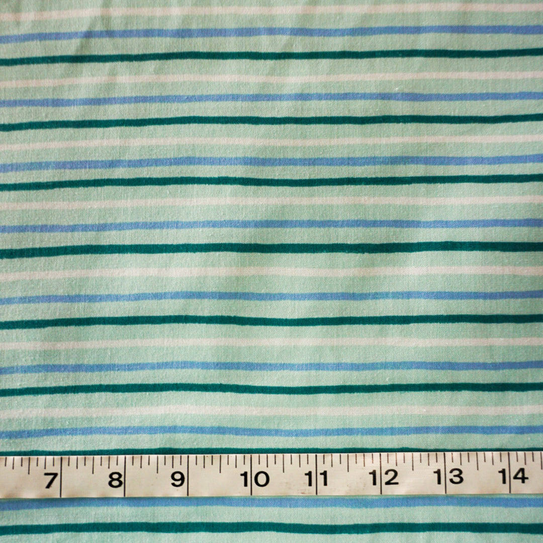 English Garden Painted Stripes Mint