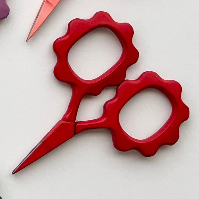 Small Flower Embroidery Scissors
