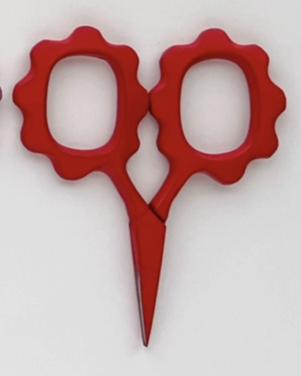 Small Flower Embroidery Scissors