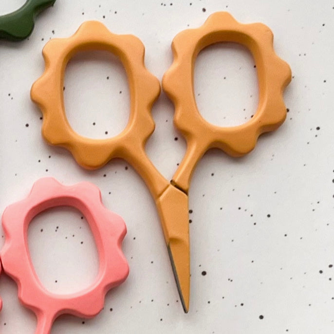 Small Flower Embroidery Scissors