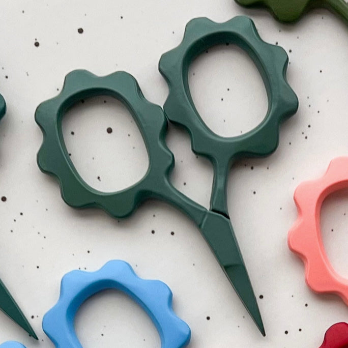 Small Flower Embroidery Scissors
