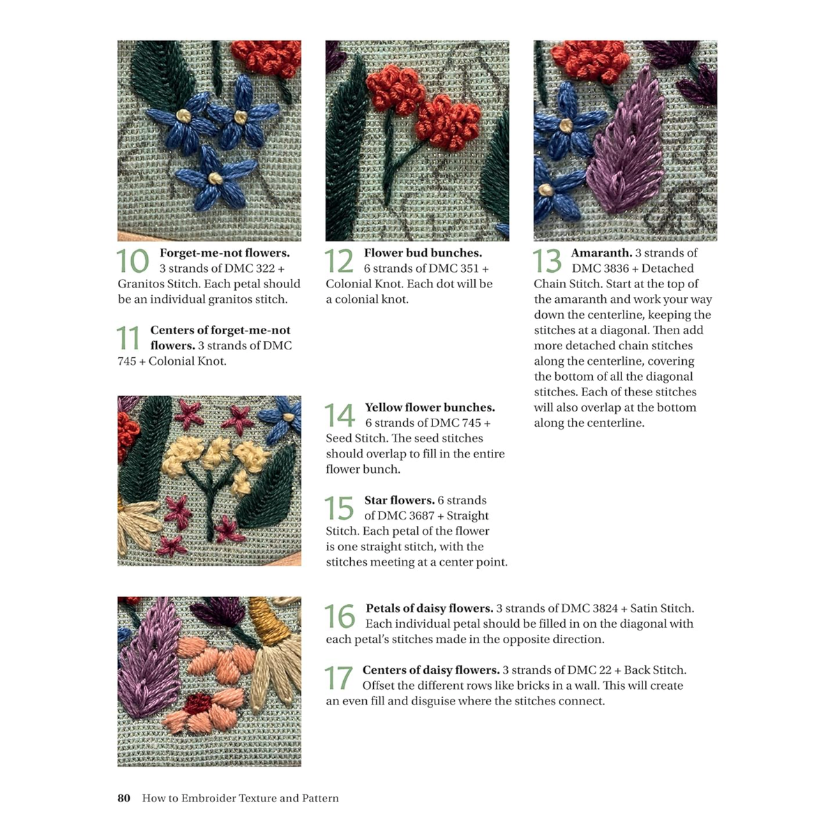 How to Embroider Texture and Pattern