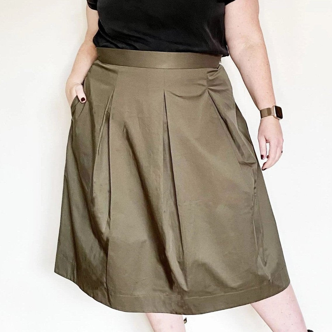 Three Pleat Skirt