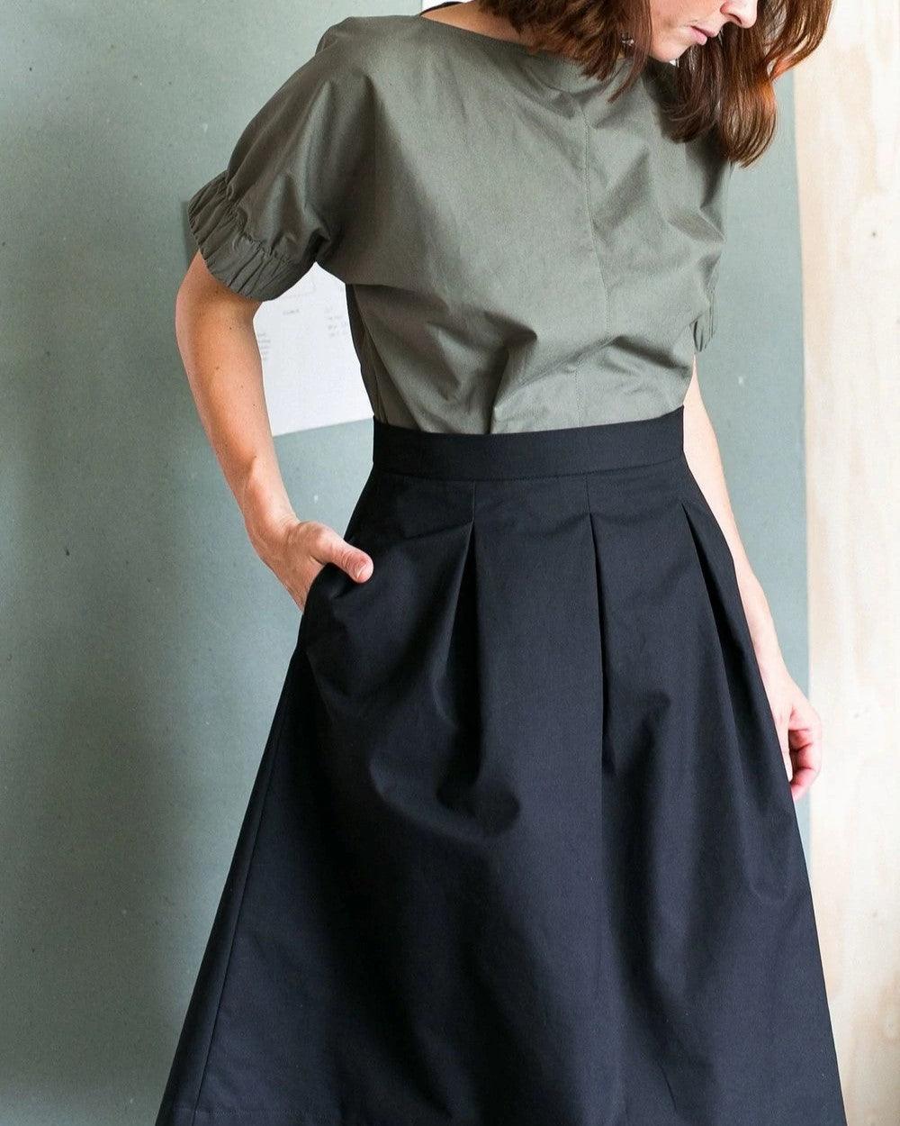 Three Pleat Skirt