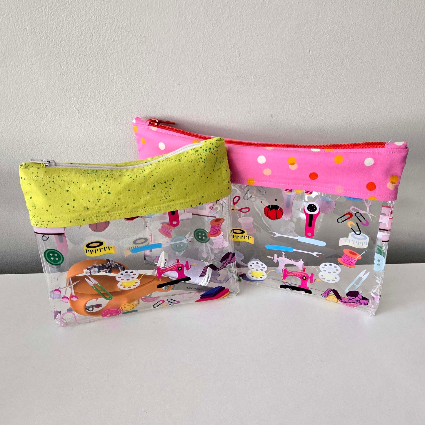 Learn to Sew a Vinyl Zippered Pouch Monday, 6/9/25 from 5pm to 8pm