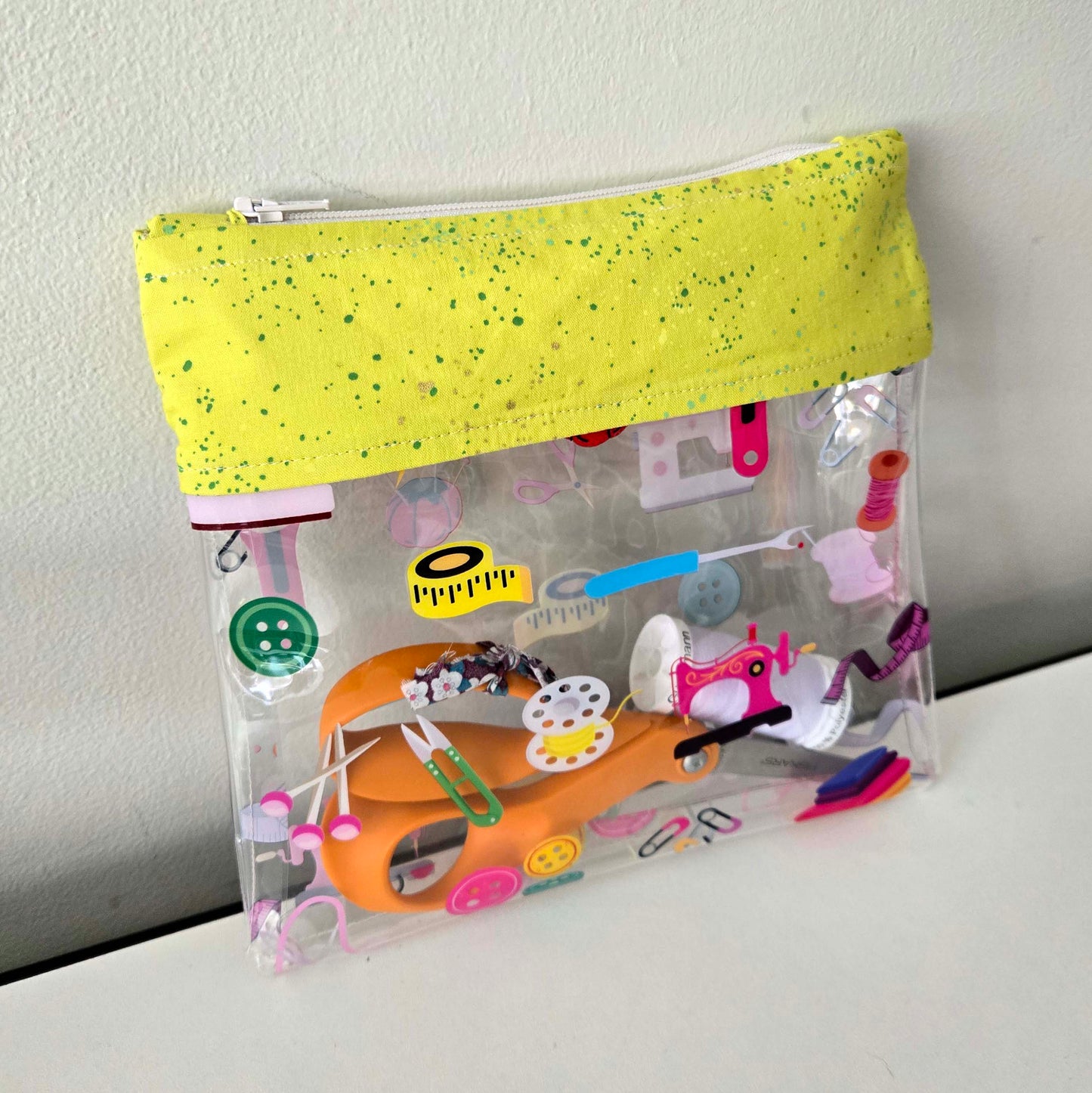 Learn to Sew a Vinyl Zippered Pouch Monday, 6/9/25 from 5pm to 8pm