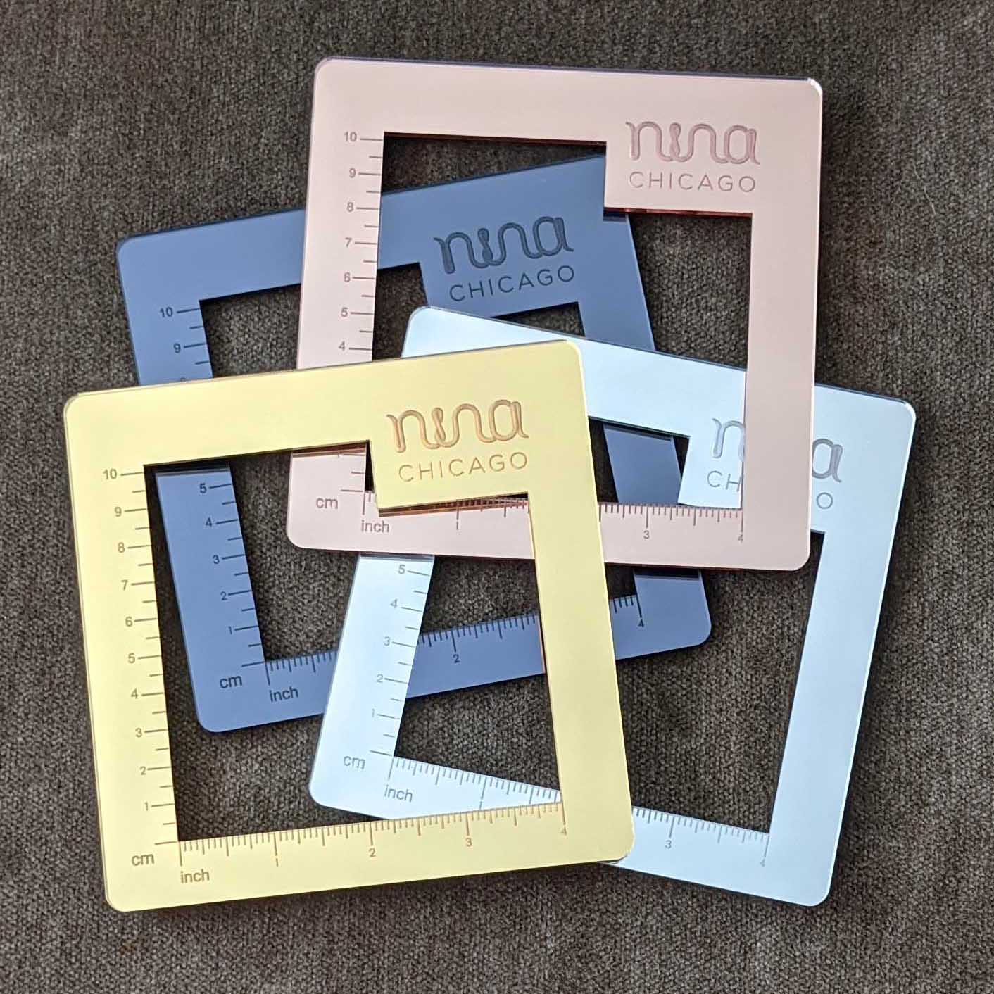 Nina Chicago Mirror Gauge Swatch Ruler