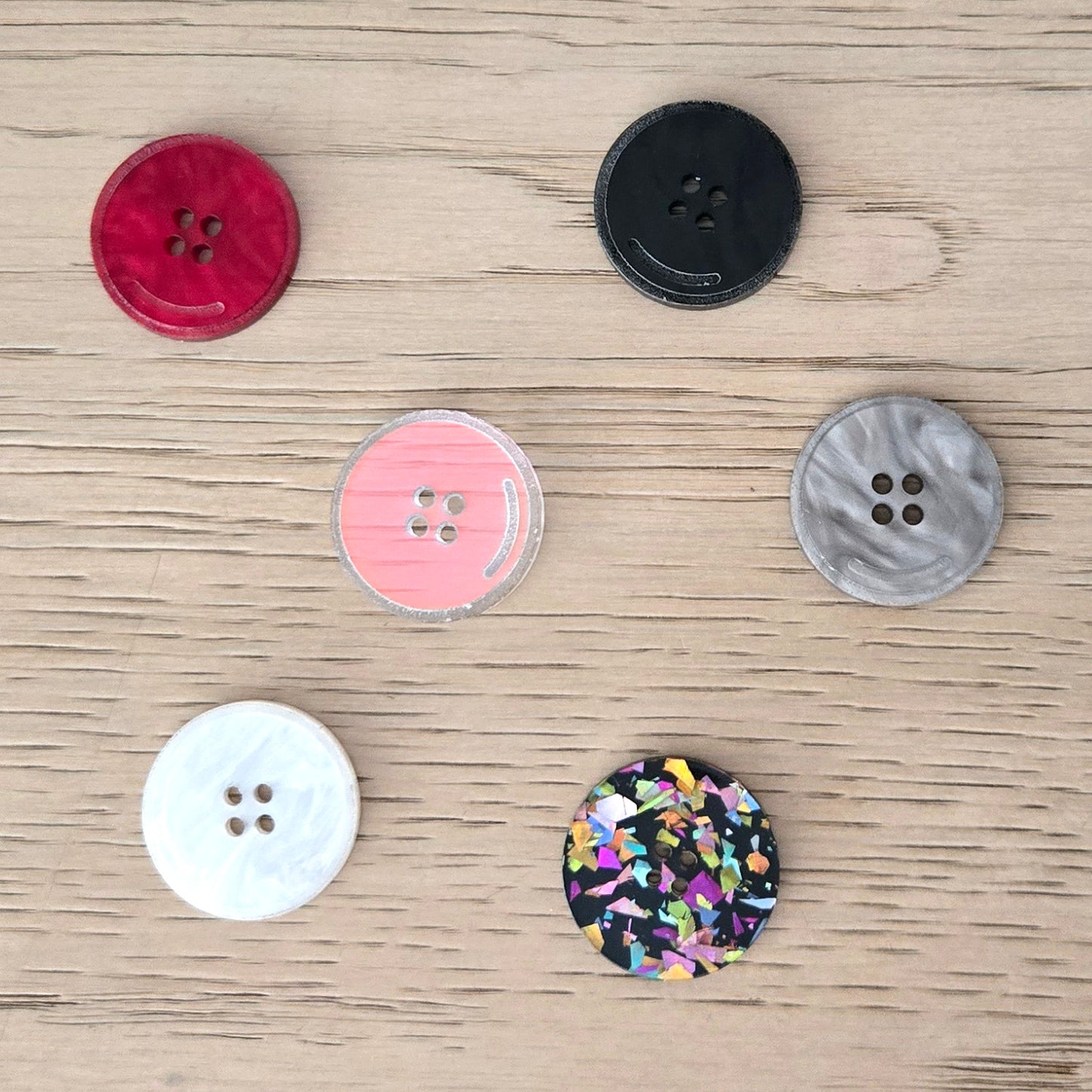 1" Bubble Button