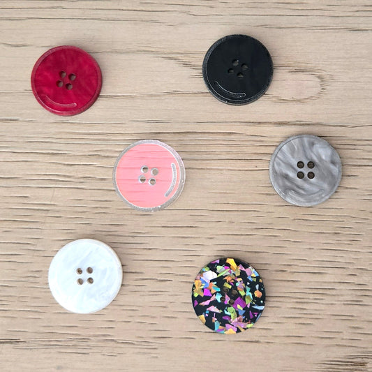 1" Bubble Button