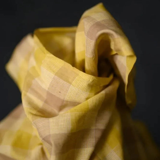 Caramel Block Indian Cotton