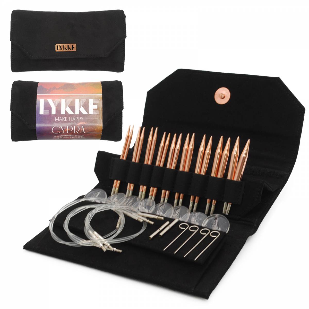 Cypra Circular Interchangeable Copper Needle Set