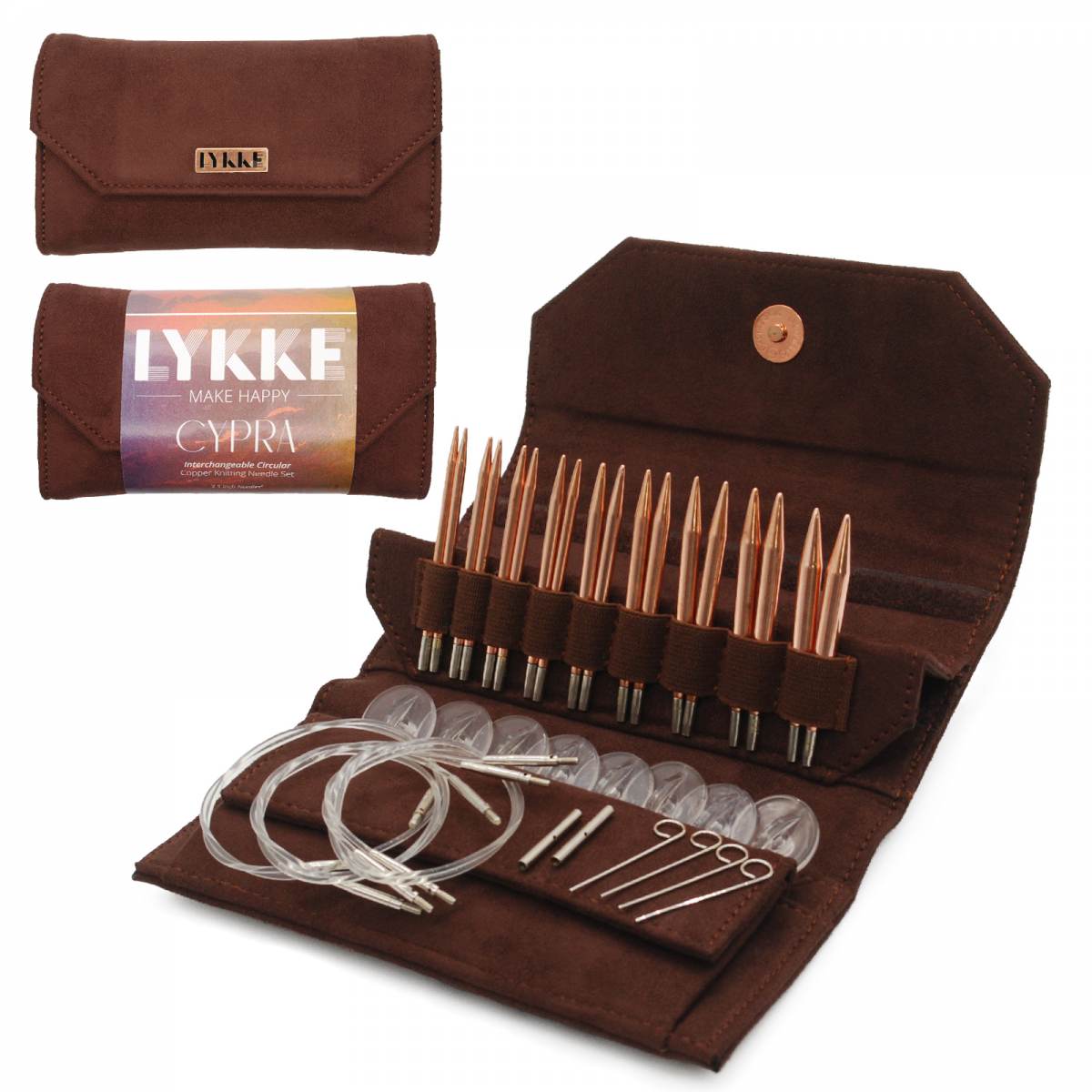 Cypra Circular Interchangeable Copper Needle Set