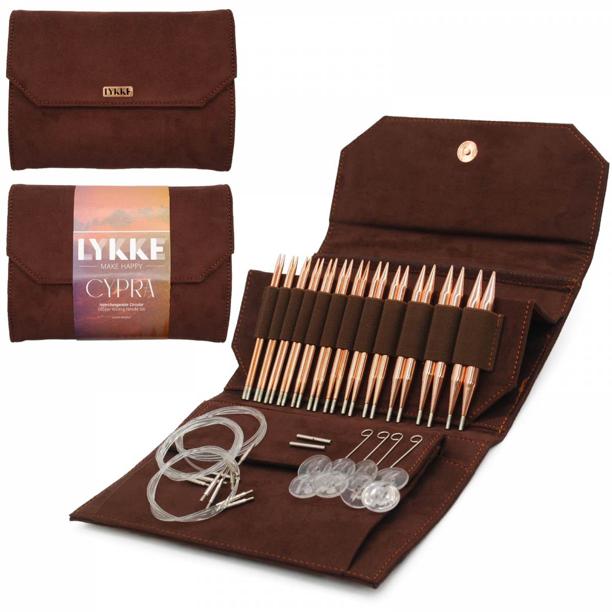 Cypra Circular Interchangeable Copper Needle Set