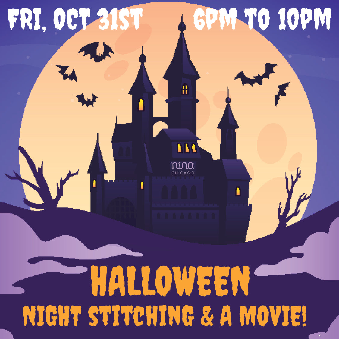 Night Stitching: Halloween