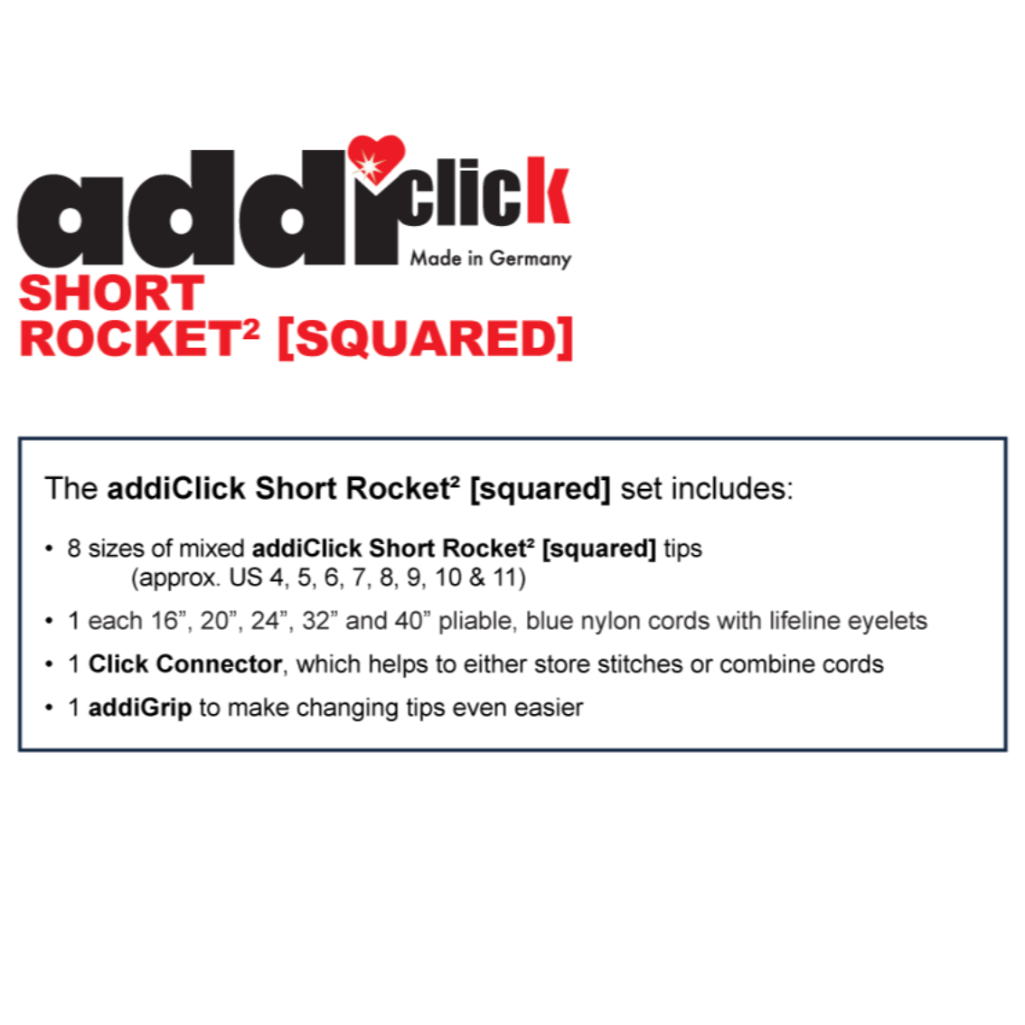 Circular Interchangeable Rocket Squared Set