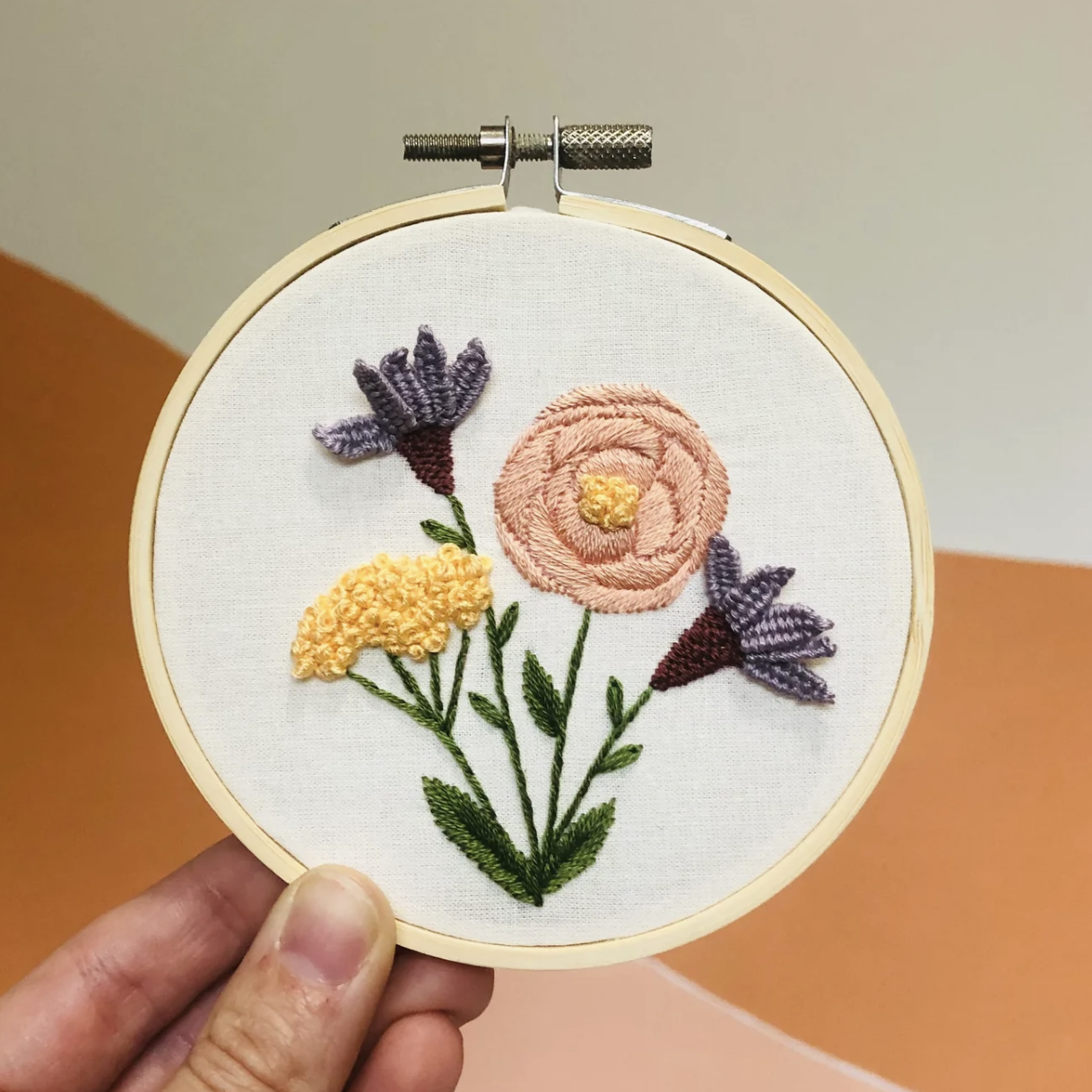 Embroidery Kit Blooming Wildflowers