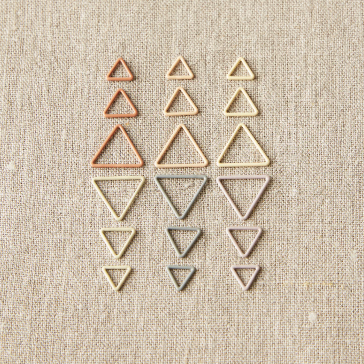 Colorful Triangle Stitch Markers