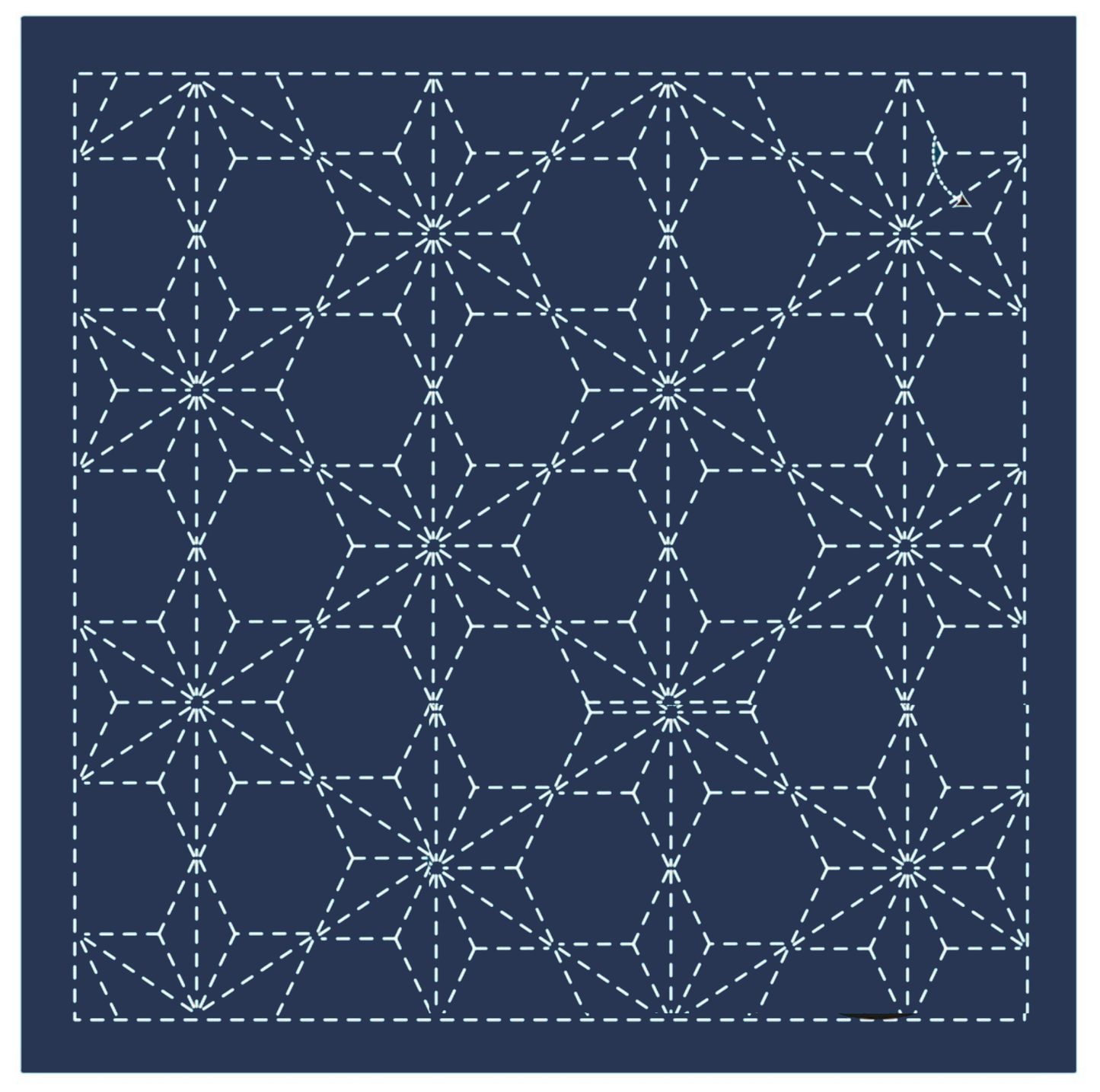 Sashiko Embroidery Workshop Saturday 5/24/25 from 4pm to 5:30pm