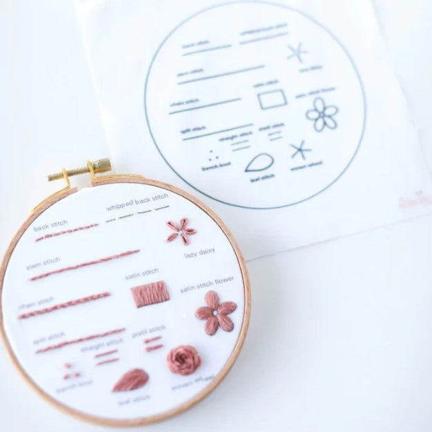 Embroidery Stitch Sampler Kit