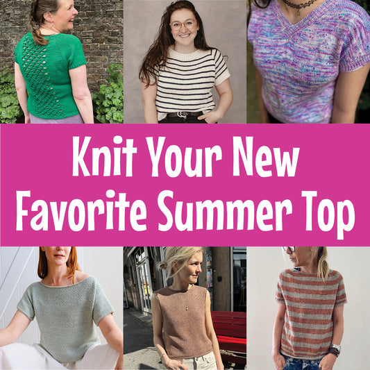 Knit Your New Favorite Summer Top (Saturdays 12:30pm to 2:30pm)