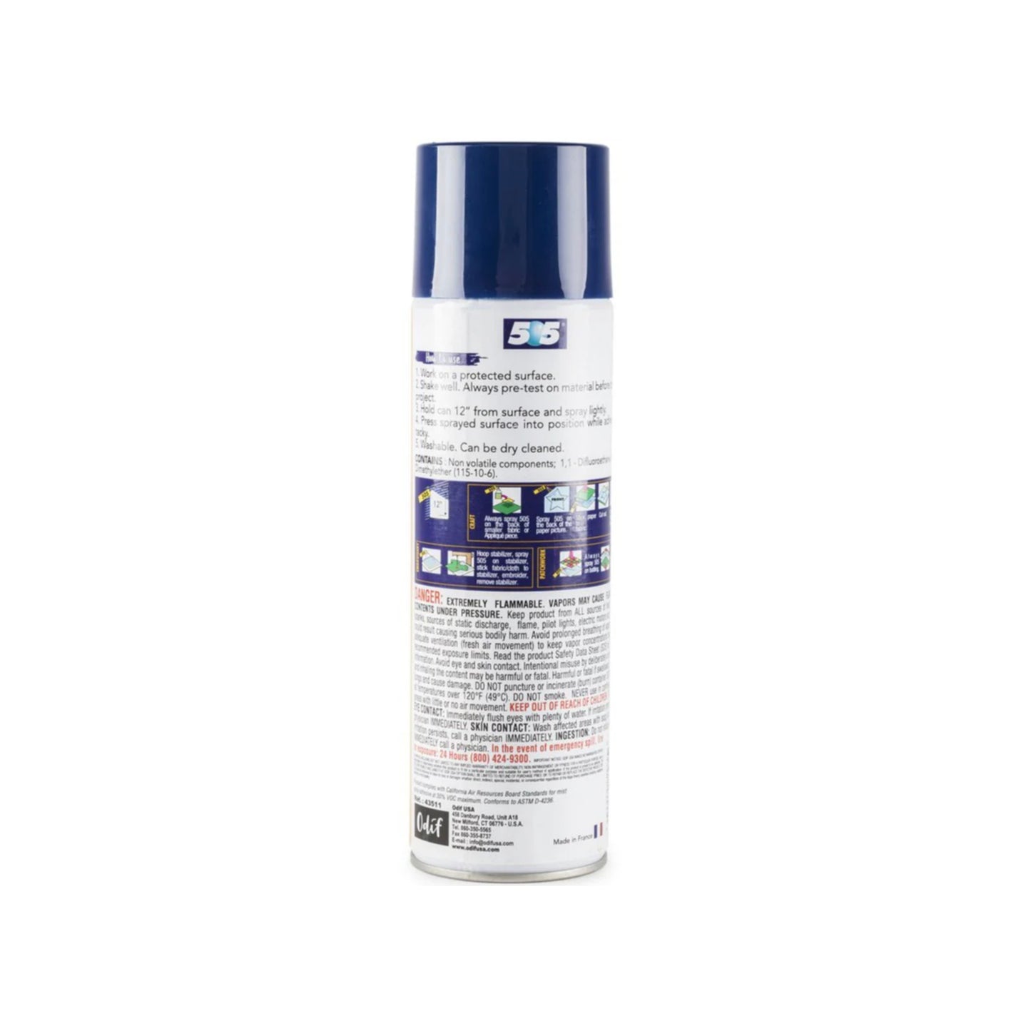 505 Temporary Adhesive for Fabric