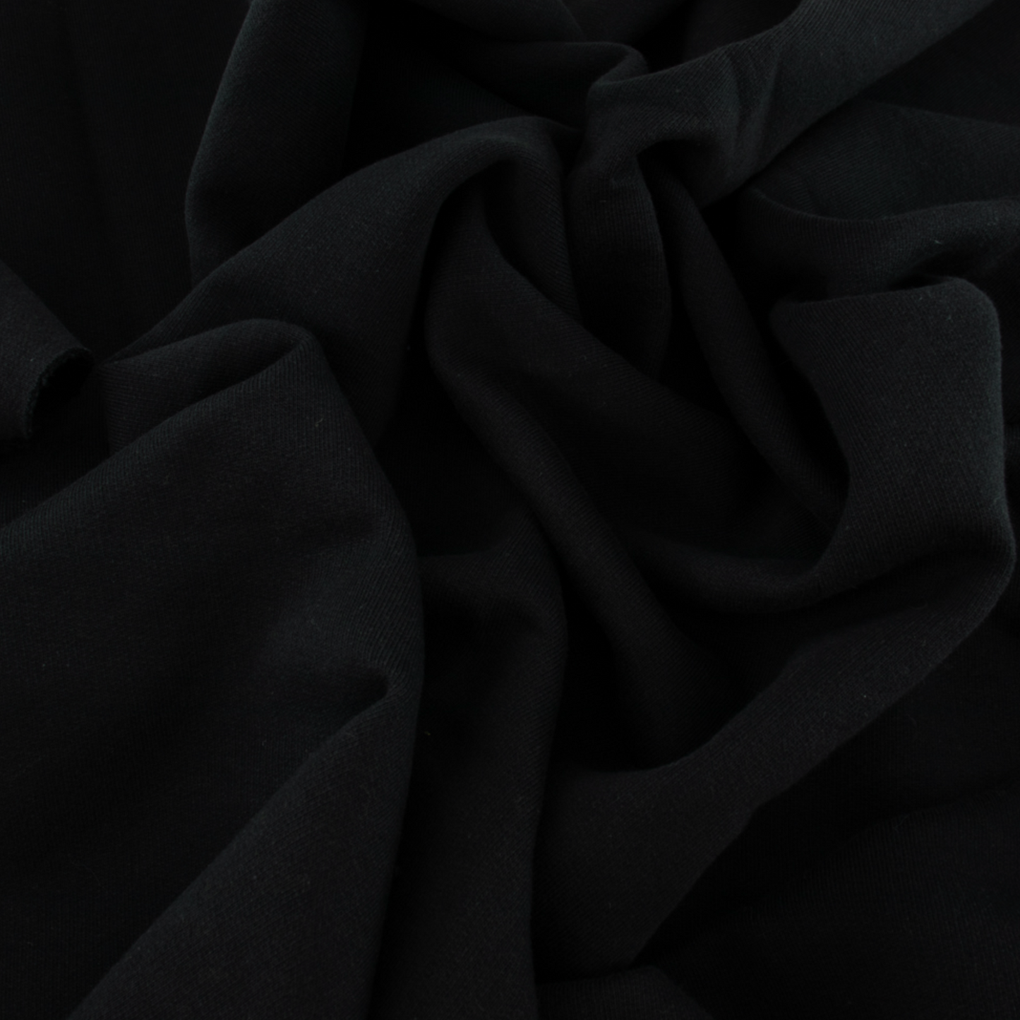 Organic Solid Fleece Black