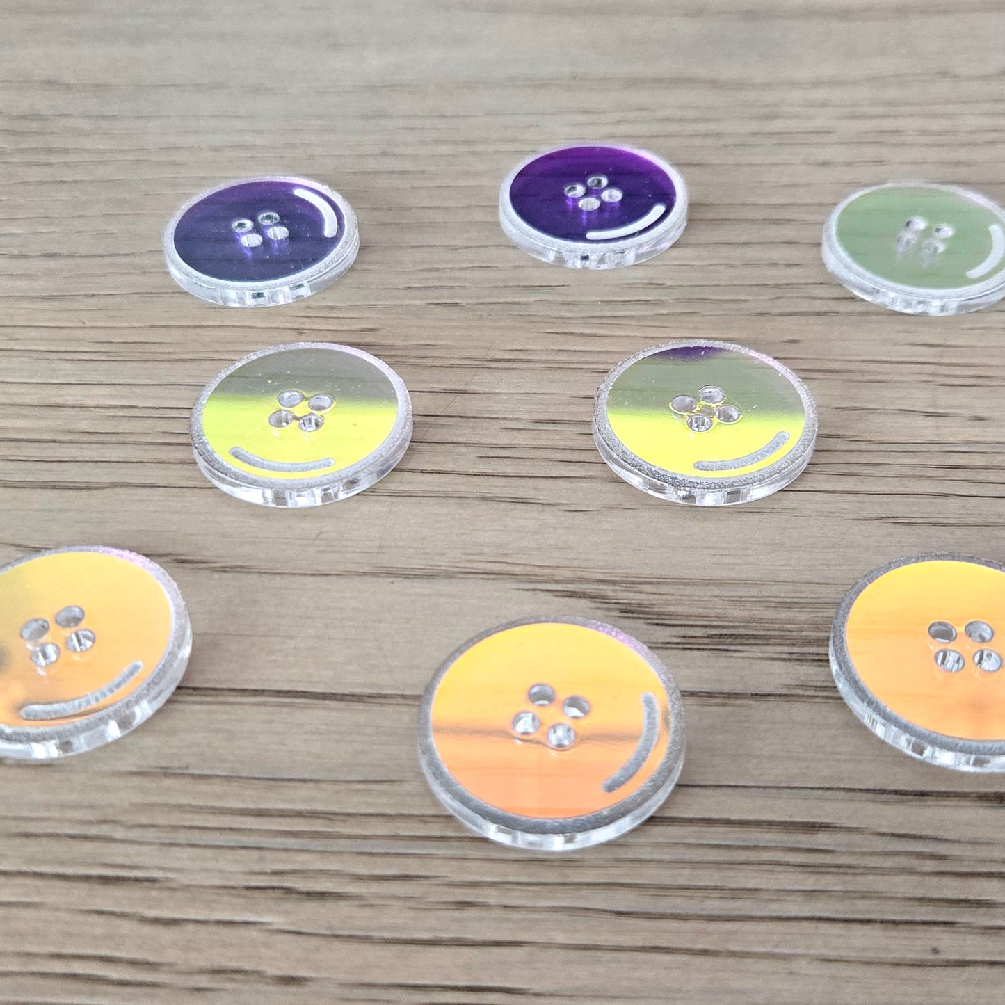 1" Bubble Button