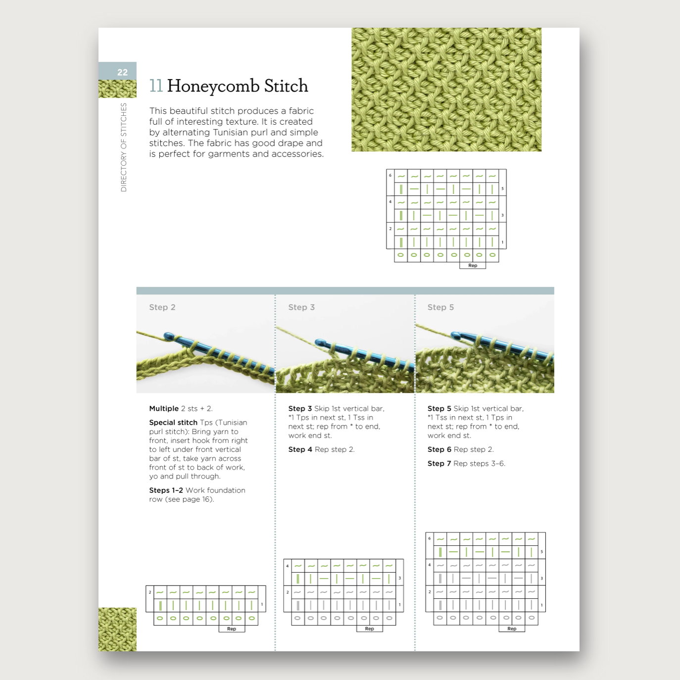 Tunisian Crochet Stitch Dictionary