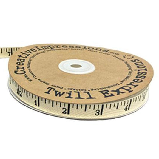 Twill Tape Antique Ruler By the Yard
