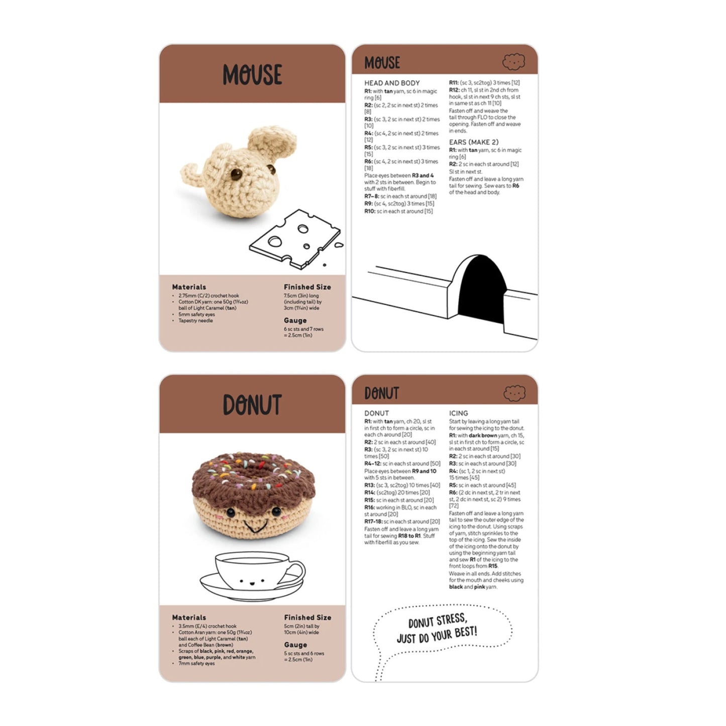 Kawaii Crochet Card Deck