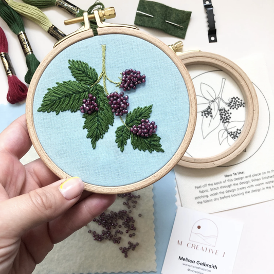 Embroidery Kit Beaded Berries